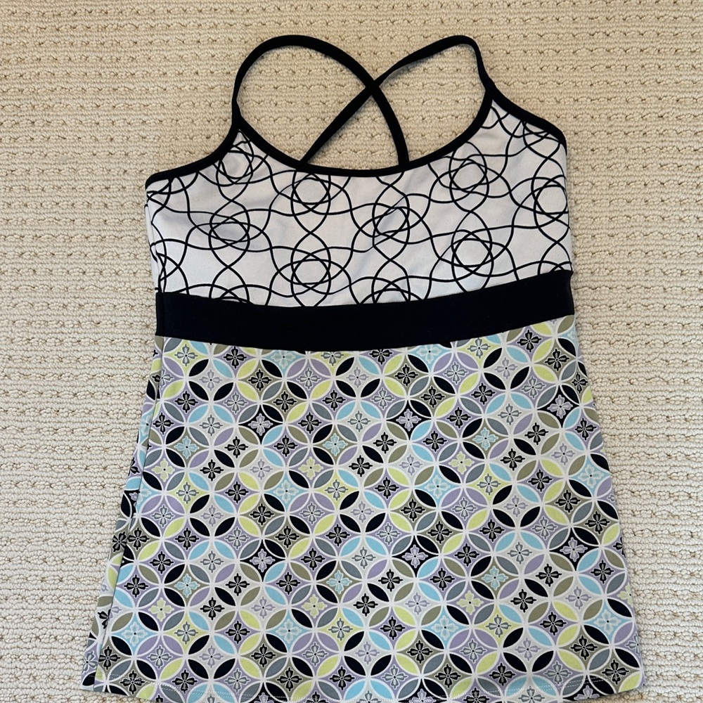 Soybu Zen Fit Multicolored Yoga Top